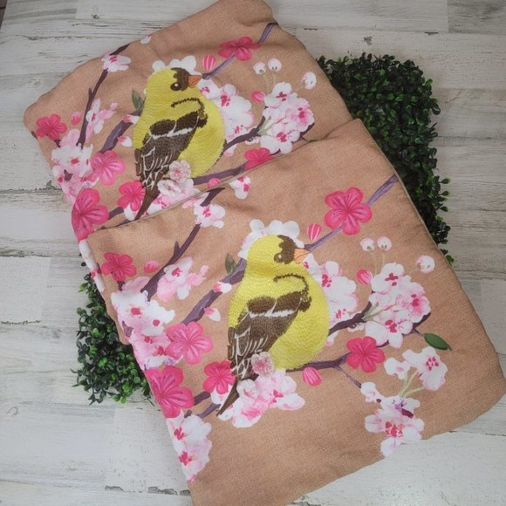 Set‎ of 2 bird pillow covers